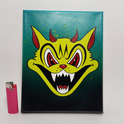BANGcreated! - Miss Hiss: Acid Bath 10" Canvas 2019