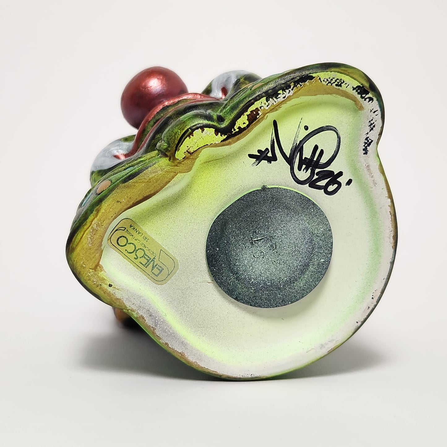 Blvck Oatmeal - "Infectious Laughter" Ceramic Enesco Clown Figurine 2026 (CUSTOM)