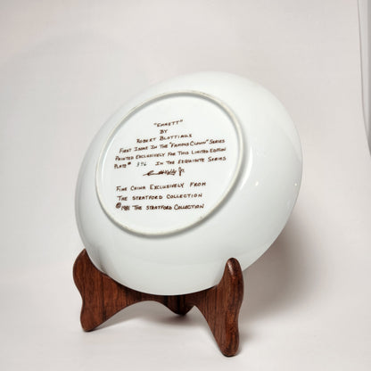 The Stratford Collection - Robert Blottiaux - Emmett Kelly Clown Collector Plate 1981 (NO COA)