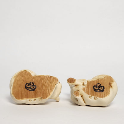 Harmony Kingdom - Adam Binder - Marie and Pierre Cat Figurines 2001