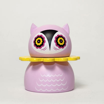 Kidrobot - Nathan Jurevicius - Misko Owl Mini (Pink/Yellow) 2012