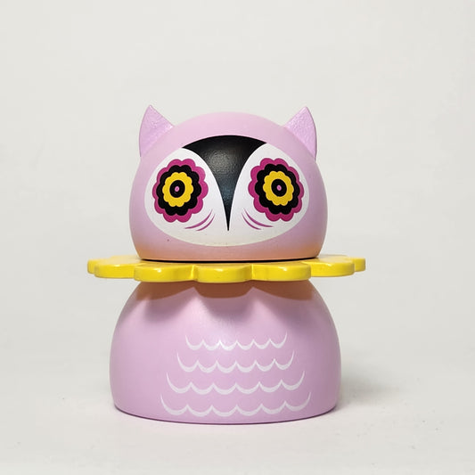 Kidrobot - Nathan Jurevicius - Misko Owl Mini (Pink/Yellow) 2012