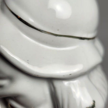 GOT - Porcelain White and Gold Clown Head Bust Figurine