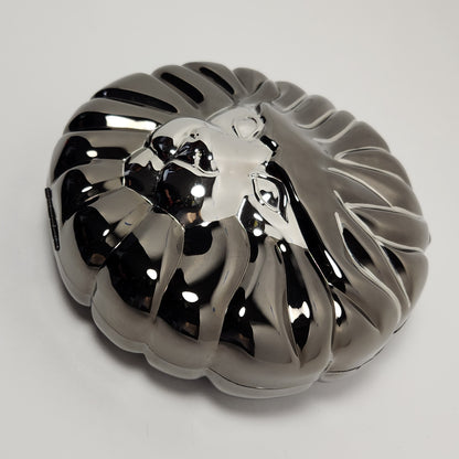 Columbine - Black Lion's Head Hard Shell Crossbody Bag