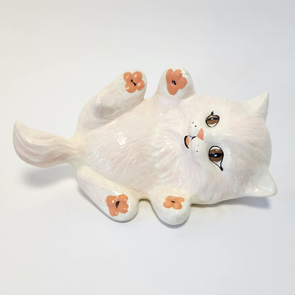 Gare Inc. - Ceramic White Cat Figurine 1979