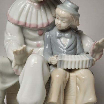 George Good Co. - Porcelain "Gaylord" Accordion Clown Figurine