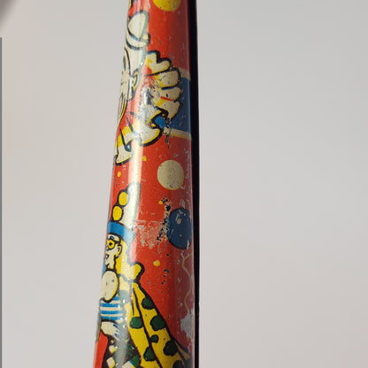 US Metal Toy Manufacturing Company - Tin Lithographed Clown Horn Noisemaker Toy (Red)