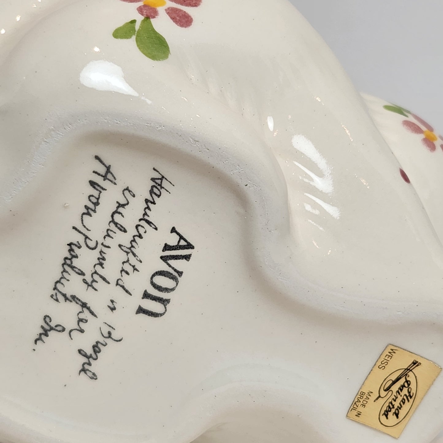 Avon - Ceramic Bunny Perfumed Candle Holder Planter