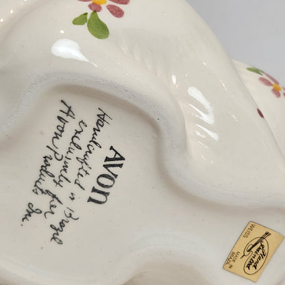 Avon - Ceramic Bunny Perfumed Candle Holder Planter