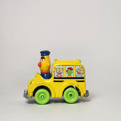Playskool - Sesame Street Die Cast Car Bert School Bus 1983
