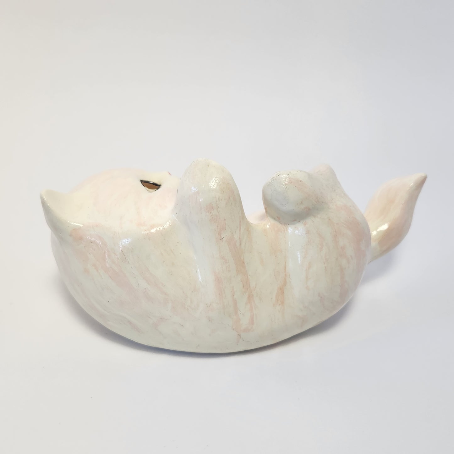 Gare Inc. - Ceramic White Cat Figurine 1979