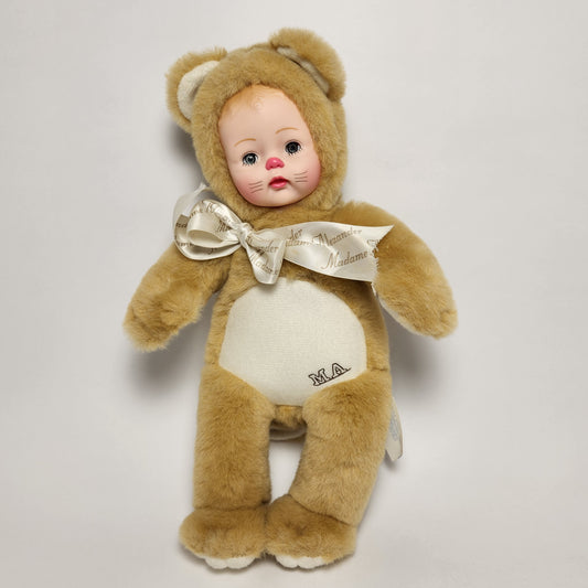 Madame Alexander - Hug Me Teddy Sleepy Eye Plush Doll 1999