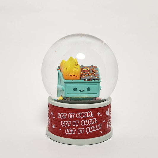 100% Soft - Dumpster Fire Snow Globe - NEW!