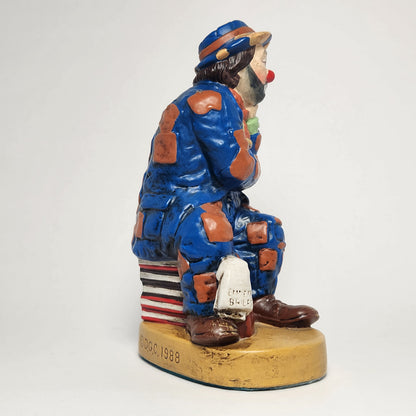 Emmett Kelly Jr. - Dave Grossman - Porcelain Clown Lawyer Figurine 1988