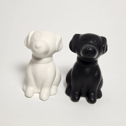 Black and White Dog Salt and Pepper Shaker Set