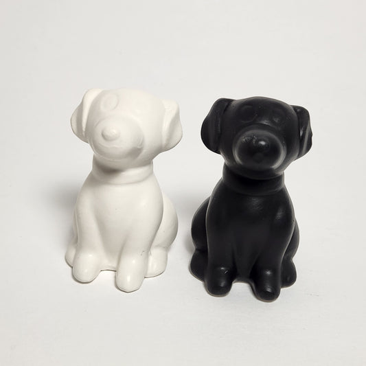 Black and White Dog Salt and Pepper Shaker Set