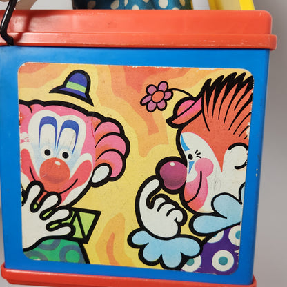 Mattel - Wind-Up Jack in the Music Box Toy 1976