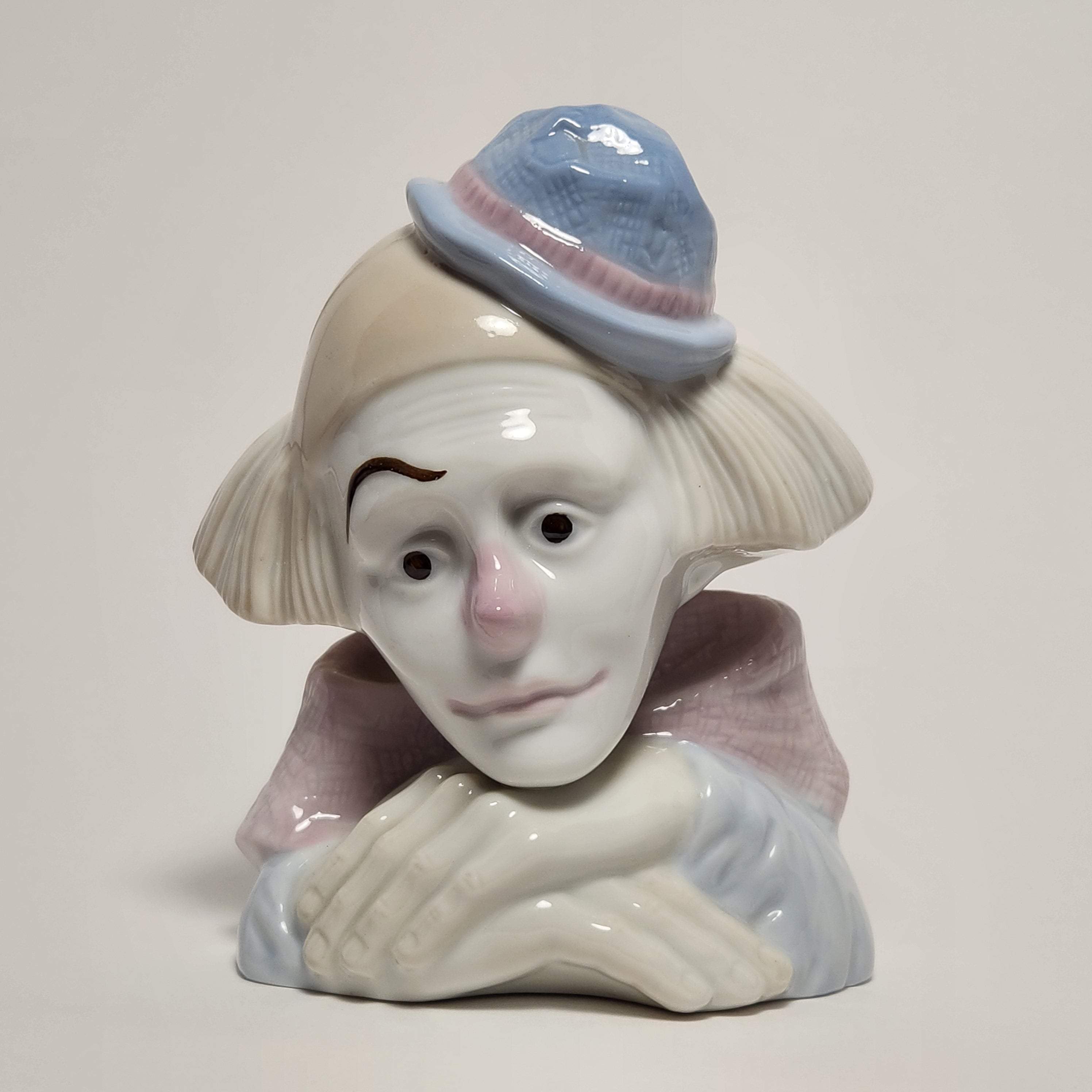 他の方発送×イタリア製【STUDIO CELLINI】 Bronze Clown Meico - Paul Sebastian - Porcelain Clown Bust Figurine – Attic Katz