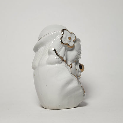 GOT - Porcelain White and Gold Clown Head Bust Figurine
