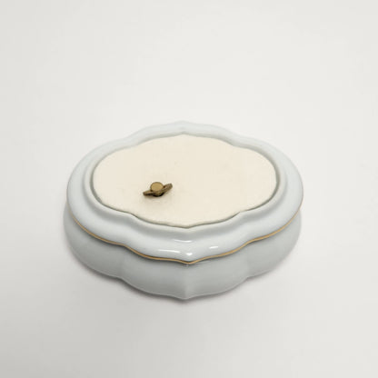 Avon - "Memories are for Sharing" Floral Musical Trinket Box 1983