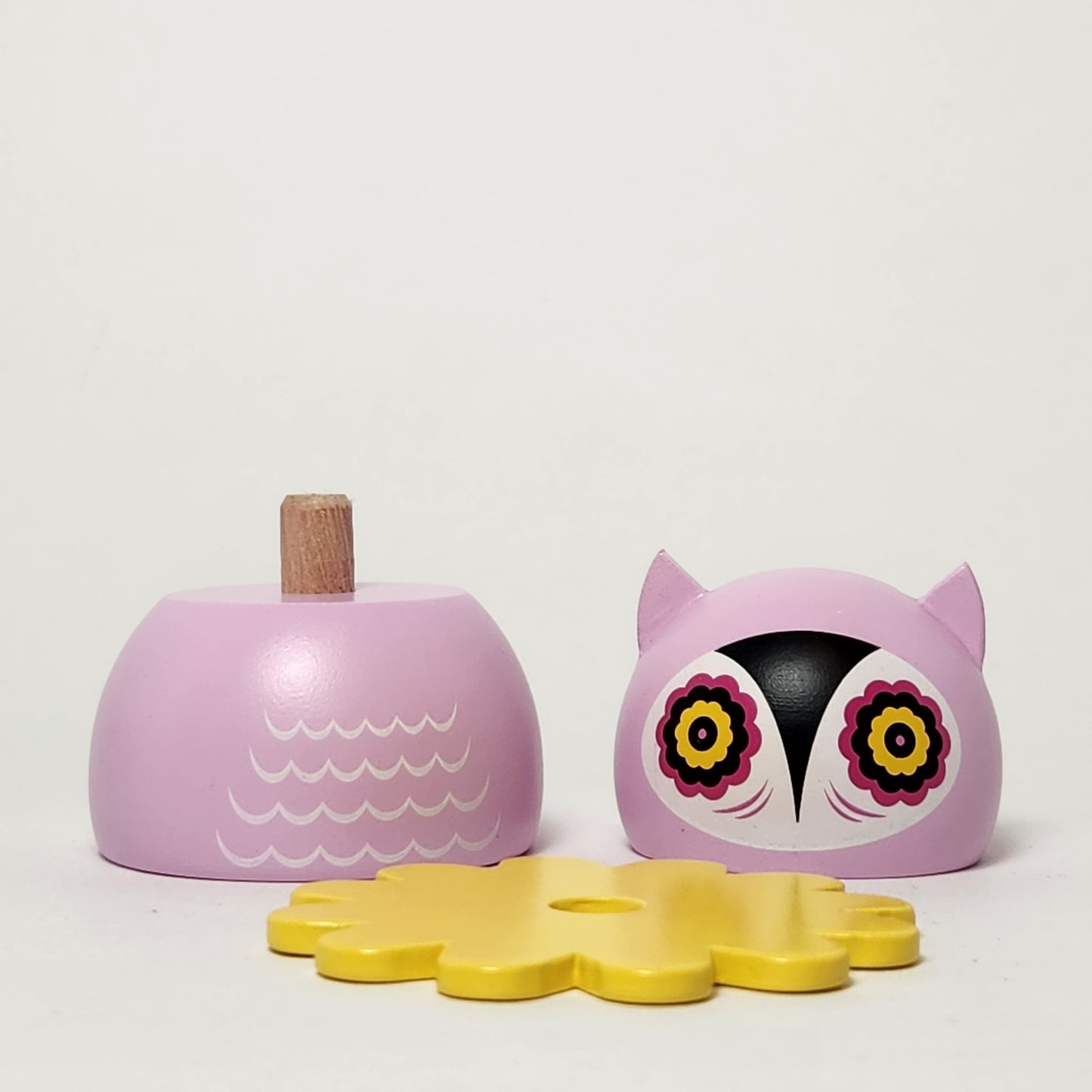 Kidrobot - Nathan Jurevicius - Misko Owl Mini (Pink/Yellow) 2012