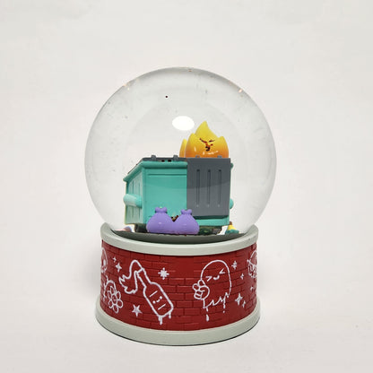 100% Soft - Dumpster Fire Snow Globe - NEW!
