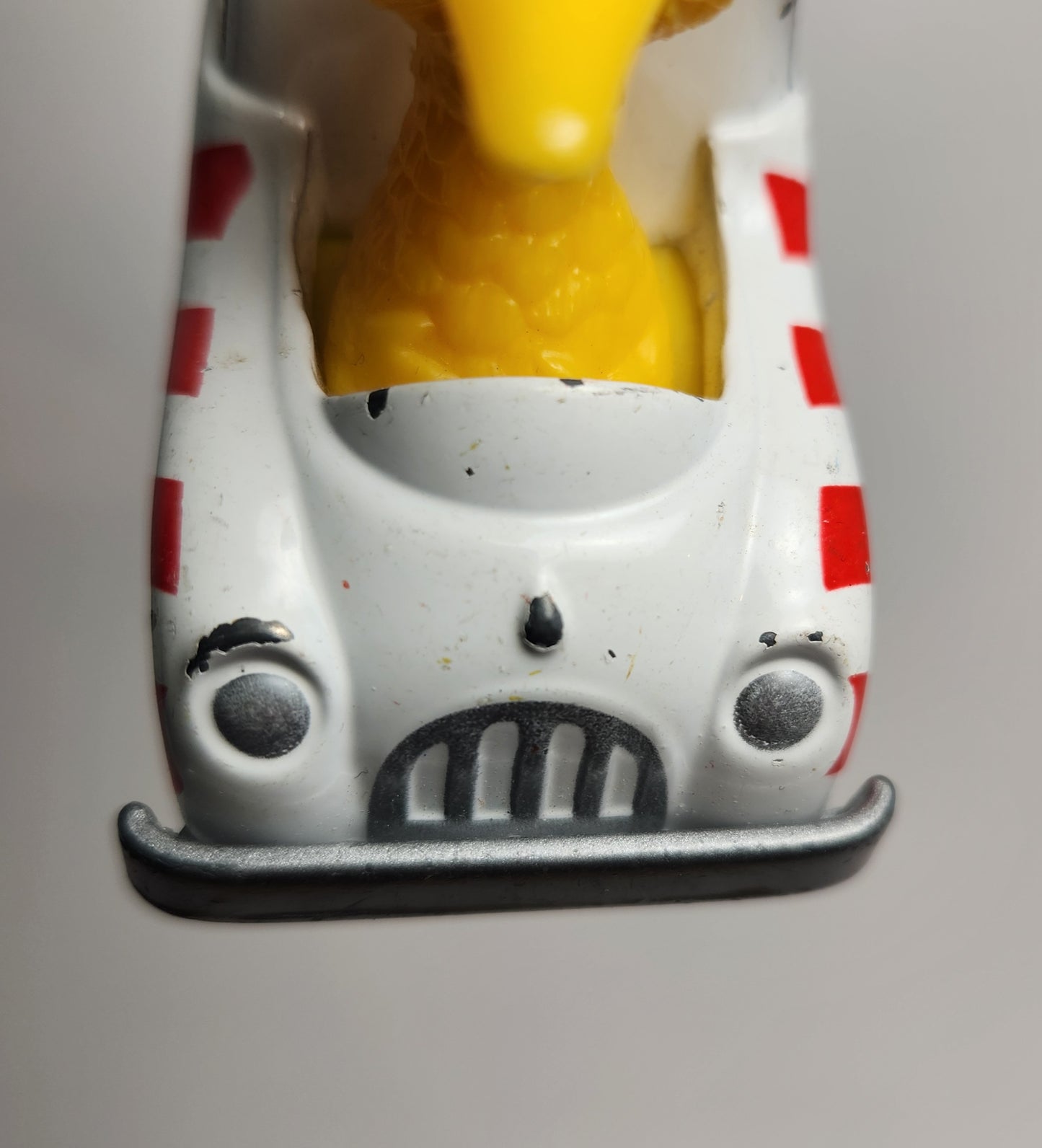 Playskool - Sesame Street Die Cast Car Big Bird Popcorn Machine 1983