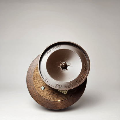 George Good Co. - Pewter Clown with Heart & Flowers Music Box 1980s