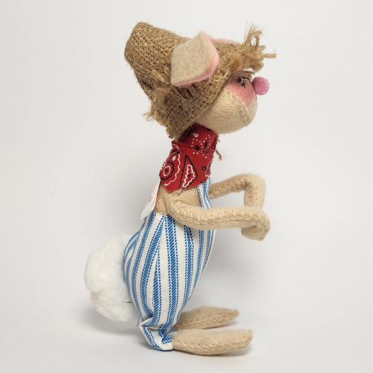 Annalee Mobilitee Country Rabbit Doll 1965