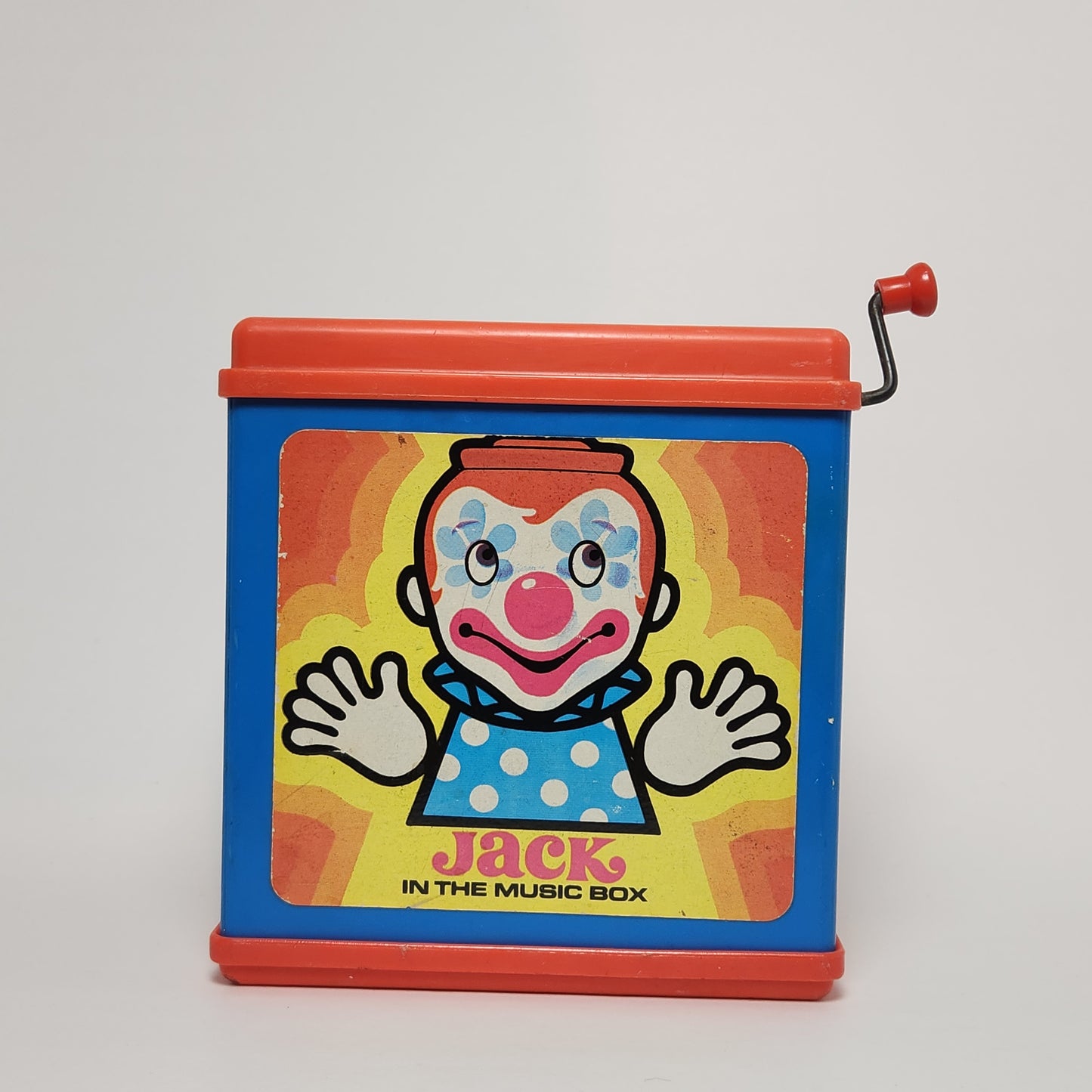 Mattel - Wind-Up Jack in the Music Box Toy 1976