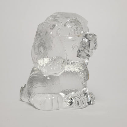 Goebel - Lead Crystal Dog Figurine 1980s