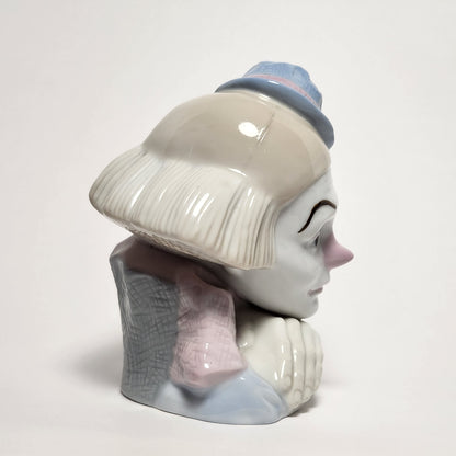 Meico - Paul Sebastian - Porcelain Clown Bust Figurine