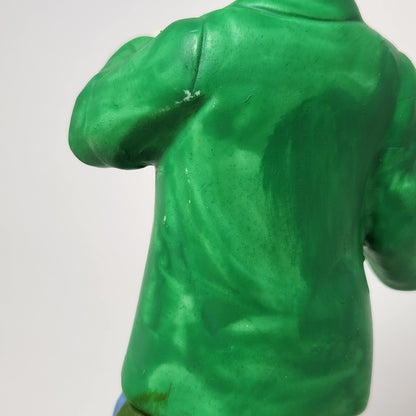 Porcelain Clown with Rabbit in a Hat Figurine