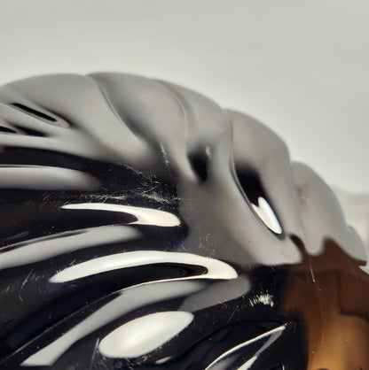 Columbine - Black Lion's Head Hard Shell Crossbody Bag