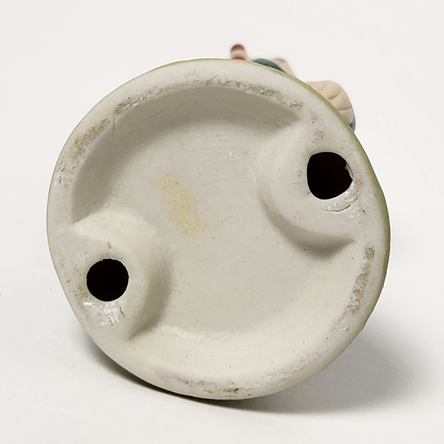 Clown with Umbrella Porcelain Bisque Figurine