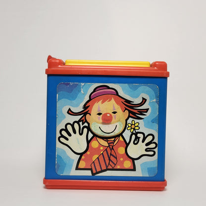 Mattel - Wind-Up Jack in the Music Box Toy 1976