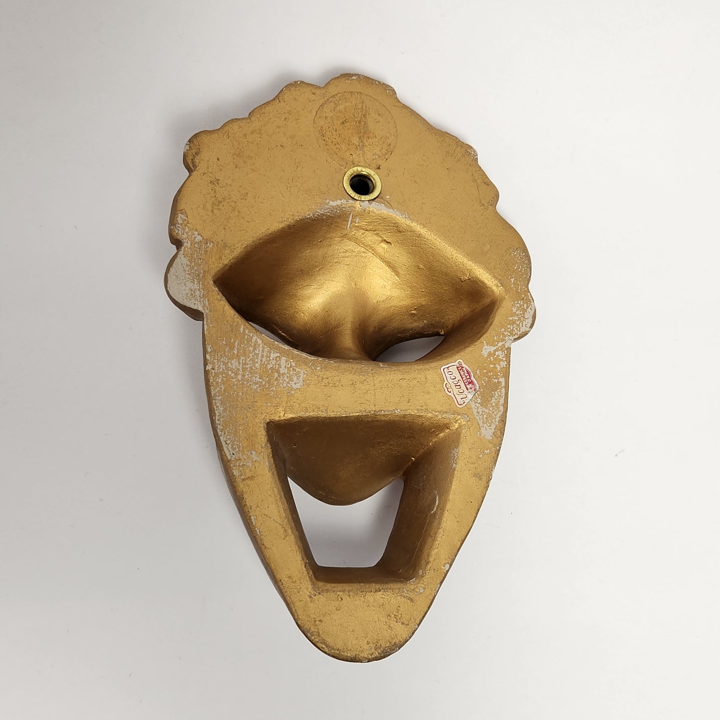 Ucagco - Comedy and Tragedy Gold Theater Masks Set of 2