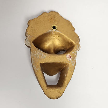 Ucagco - Comedy and Tragedy Gold Theater Masks Set of 2