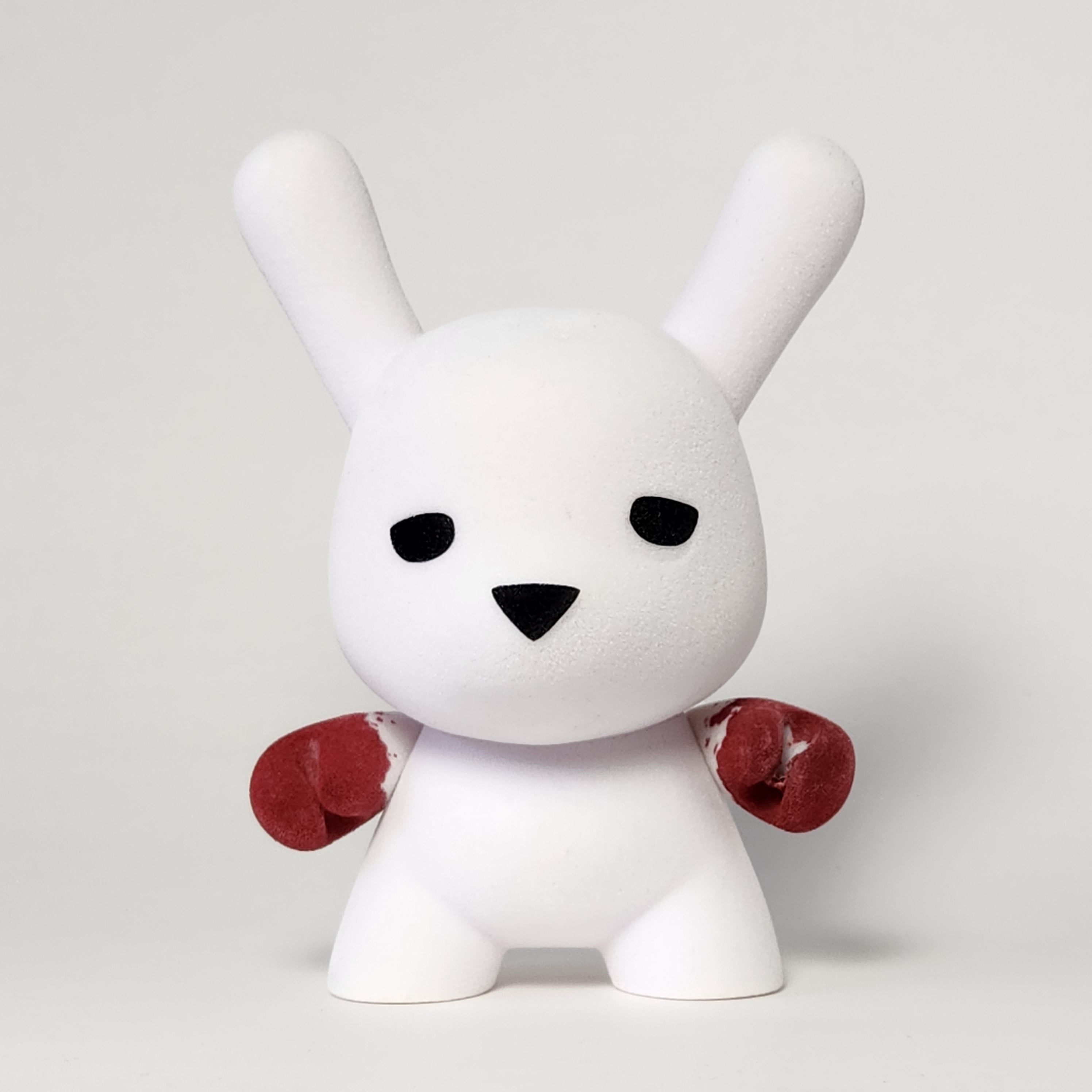 Kidrobot - Luke Chueh - Flocked Wannabe Dunny 2018 (DAMAGED