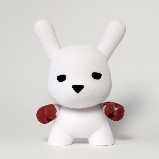 Kidrobot - Luke Chueh - Flocked Wannabe Dunny 2018 (DAMAGED)