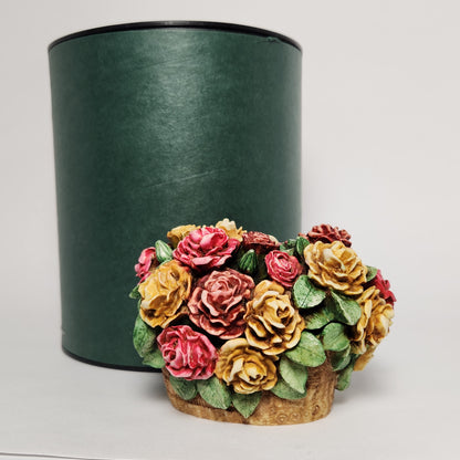 Harmony Kingdom - Martin Perry - Rose Basket Trinket Box 1997