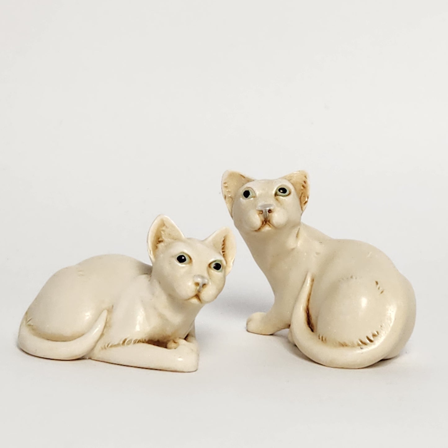 Harmony Kingdom - Adam Binder - Marie and Pierre Cat Figurines 2001