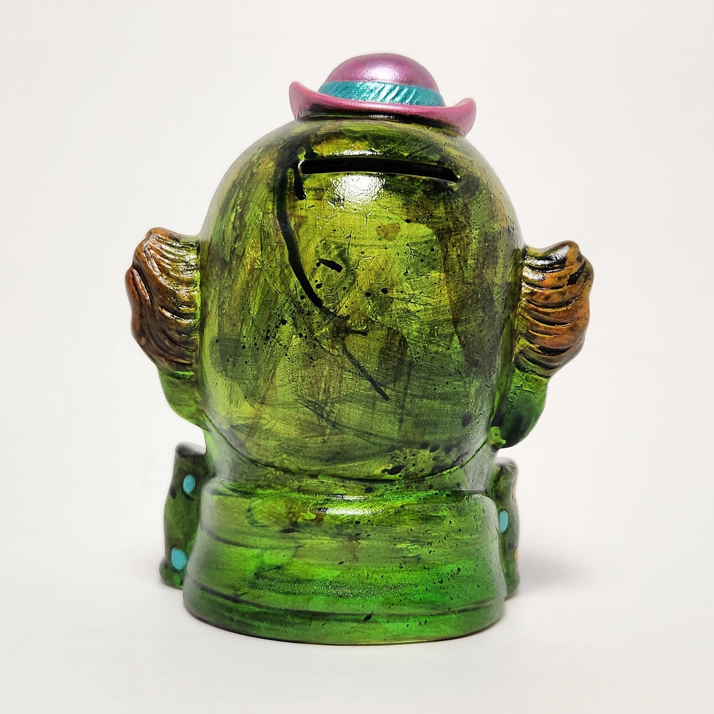 Blvck Oatmeal - "Infectious Laughter" Ceramic Enesco Clown Figurine 2026 (CUSTOM)