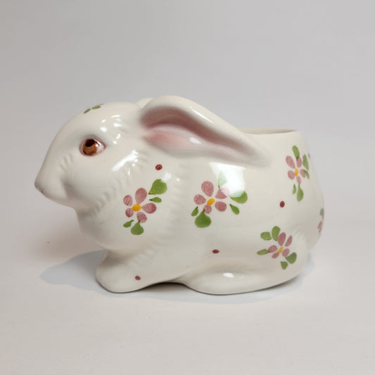 Avon - Ceramic Bunny Perfumed Candle Holder Planter