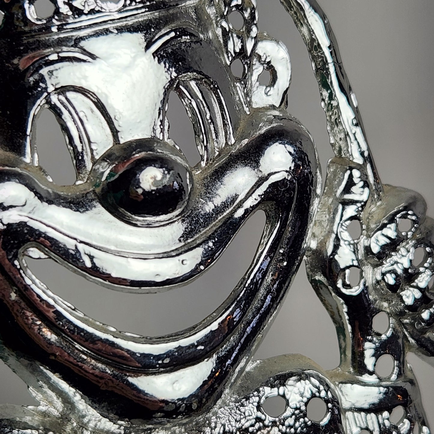 Torino - Metal Clown Earring Holder 1970's