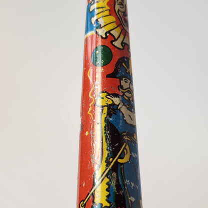 US Metal Toy Manufacturing Company - Tin Lithographed Clown Horn Noisemaker Toy (Red)