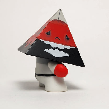 Kidrobot - Andrew Bell - Red Pyramidun Dunny 2013