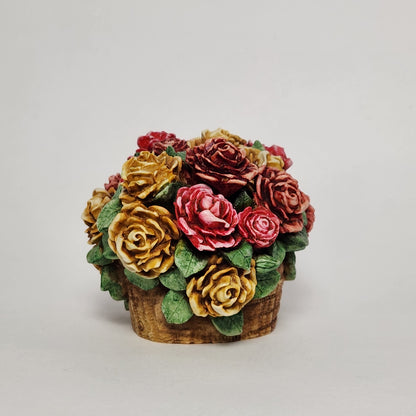 Harmony Kingdom - Martin Perry - Rose Basket Trinket Box 1997