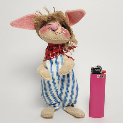 Annalee Mobilitee Country Rabbit Doll 1965