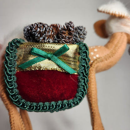 Annalee Mobilitee Dolls - Reindeer Doll with Pinecones 2004